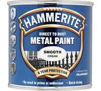 Hammerite Metal Paint Smooth 250ml Cream by Hammerite