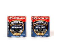 Hammerite Smooth Finish Metal Paint Black 997ml