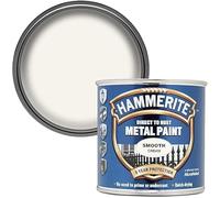 Hammerite Metal Paint Smooth Cream 250ml - Direct to Rust Protective Coating | Quick Drying, No Primer Needed, Single Coat | Interior & Exterior Metal, Anti-Corrosion, Weather Resistant