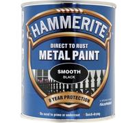 Hammerite Metal Paint- Smooth Finish Black White Silver 250ml / 750ml