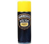 Hammerite Metal Paint Smooth Yellow 400ml Aerosol