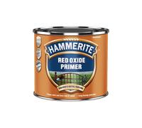 Hammerite Primer - Red Oxide. Metal Primer for Garden Furniture, Radiator and Fence Paint. Rust Inhibitor and Rust Treatment for Metal, Interior and