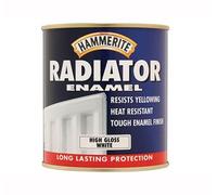 Hammerite Radiator Enamel Paint - Gloss White 500ml