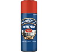 Hammerite RED 400ml Direct To Rust Smooth Quick Drying Spray Paint