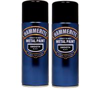 Hammerite Direct to Rust Smooth Finish Aerosol Black 400ml