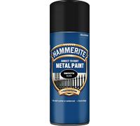Hammerite Direct to Rust Smooth Finish Aerosol Black 400ml