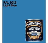 Hammerite Smooth Direct To Rust Metal Paint 750Ml Ral 5012