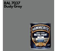 Hammerite Smooth Direct To Rust Metal Paint 750Ml Ral 7037