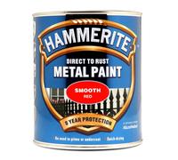 Direct to Rust Smooth Red Metal Paint - 750ML - Red - Hammerite
