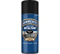 Hammerite Direct to Rust Smooth Finish Aerosol Black 400ml