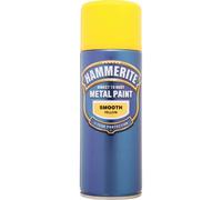 Hammerite 5092968 Direct to Rust Smooth Finish Aerosol Yellow 400ml