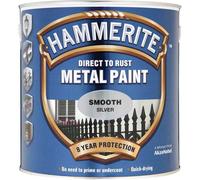 Hammerite Smooth Finish Metal Paint Silver 2500ml