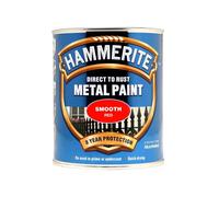 Direct to Rust Smooth Red Metal Paint - 750ML - Red - Hammerite