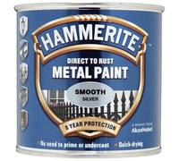 Smoothrite Silver Direct TO Rust Gloss Paint 250ml Tin Silver 250ml