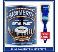 Hammerite Metal Paint Smooth 750ml Exterior Paint Various Colours