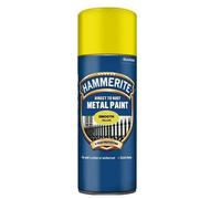 Hammerite 5092968 Direct to Rust Smooth Finish Aerosol Yellow 400ml