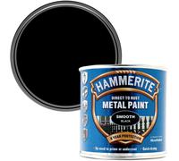 Hammerite Smoothrite Black | Protective Smooth Finish Metal Paint