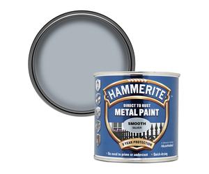 Hammerite Smoothrite Silver | Protective Smooth Finish Metal Paint