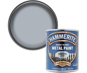 Hammerite Smoothrite Silver | Protective Smooth Finish Metal Paint