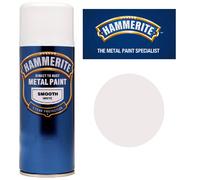 Hammerite HMMSFWAERO Smooth Finish Aerosol White 400ml