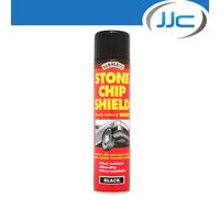 Hammerite Stone Chip Shield And Rust Protector Paint Black 600ml Aerosol