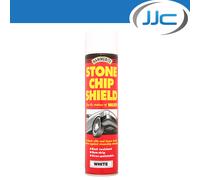 Hammerite Stone Chip Shield And Rust Protector Paint White 600ml Aerosol