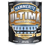 Hammerite Ultima Metal Paint Matt Black 750ml
