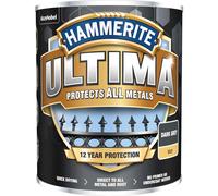 Hammerite Ultima Matt Metal Paint - 750ml - Dark Grey