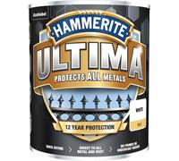 Hammerite Ultima Metal Paint Matt Matt White 750ml
