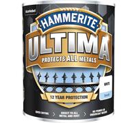 Hammerite Ultima Smooth Metal Paint - 750ml - White, (Pack of 1), HMMUMSWH750