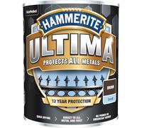 Hammerite Ultima Metal Paint Smooth Brown 750ml