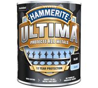 Hammerite Ultima Metal Paint Smooth Black 750ml