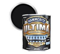 Hammerite Ultima Smooth Metal Paint | 1 x 750ml | Black