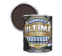 Hammerite Ultima Smooth Metal Paint - 750ml - Brown, (Pack of 1), HMMUMSBR750