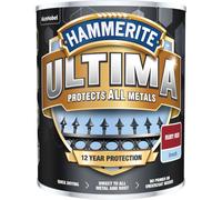 Hammerite Ultima Smooth Paint - Ruby Red - 750ml