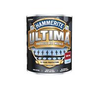 Hammerite Ultima Smooth Metal Paint - 750ml - Ruby Red, (Pack of 1), HMMUMSRR750
