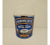 Hammerite Direct to Rust Smooth Finish Metal Paint White 2.5 Litre