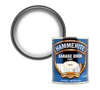 Hammerite White Garage Door Paint - 750ml (5092848): Tough, high-gloss finish for metal & wood; reduces runs on vertical surfaces.