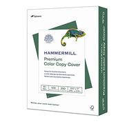 Hammermill Cardstock, Premium Color Copy, 60 lb, 8.5 x 11-1 Pack (250 Sheets) - 100 Bright, Made in The USA Card Stock, 122549R, White