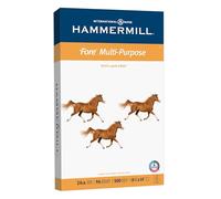 Hammermill Printer Paper, Fore Multipurpose 24 lb Copy Paper, 8.5 x 14-1 Ream (500 Sheets) - 96 Bright, Made in the USA, 101279R