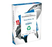 Hammermill Printer Paper, Great White 30% Recycled Paper, 3 Hole - 1 Ream (500 Sheets) - 92 Bright, Made in The USA