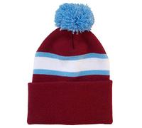 Hammers Style Claret Sky Blue, and White Retro Style Bobble Hat