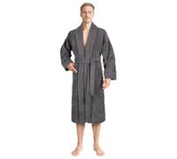 Hammetex Bathrobe 100% Cotton Unisex for Men and Women Quality 400 g/m² Quality Soft Absorbent Terry Towelling Bathrobe for Couples with Pockets