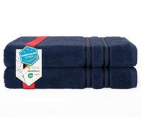 Hammetex Bathrobe 100% Cotton Unisex for Men and Women Quality 400 g/m² Quality Soft Absorbent Terry Towelling Bathrobe for Couples with Pockets