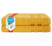 Hammetex Bathrobe 100% Cotton Unisex for Men and Women Quality 400 g/m² Quality Soft Absorbent Terry Towelling Bathrobe for Couples with Pockets