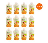 Hammm Apple Banana Pear & Peach Puree Pouch (12x90g)
