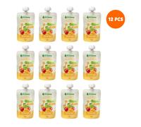 Hammm Apple Peach & Mango Puree Pouch (12x90g)