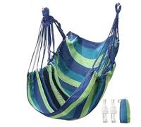 Hammock, Boho Swing Chair, Indoor Hanging Lounger, Thicken Portable Rope Chair, Heavy Support 500lbs, Hanging Seat for Relaxation and Study in Small Spaces, Home or Travel Use