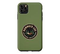 Hammock Camper Sleep Between Trees Outdoor Camping Humor Case for iPhone 11 Pro Max