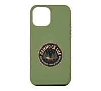 Hammock Camper Sleep Between Trees Outdoor Camping Humor Case for iPhone 12 Pro Max